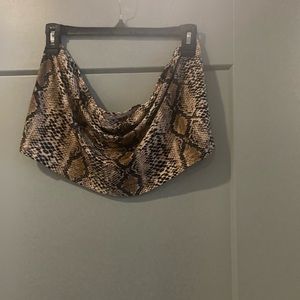 Snake Skin bandeau top